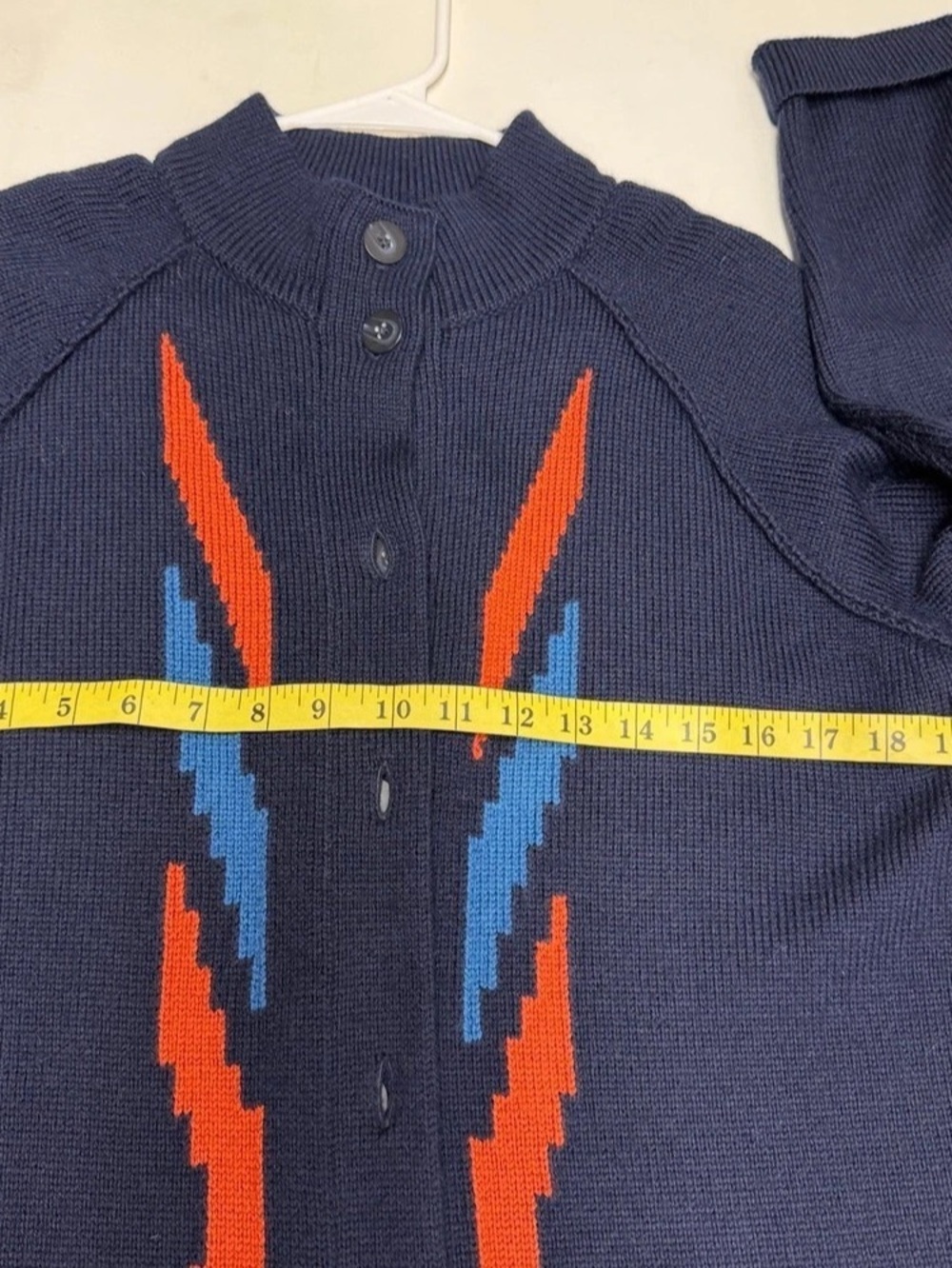 Pendleton Geometric Merino Wool Cardigan Size Large - Picture 5 of 9